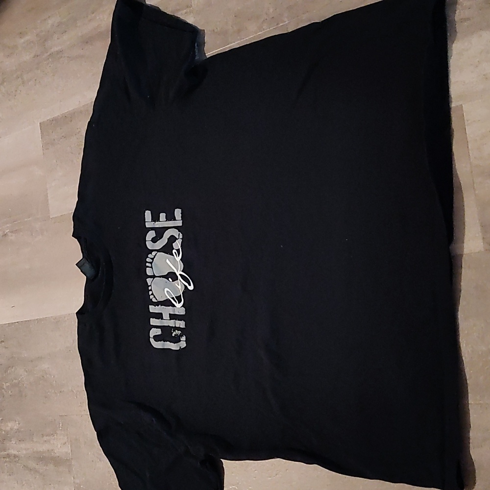 Black "Choose Life" Pro-Life Graphic Tee – Gildan Softstyle 2XL